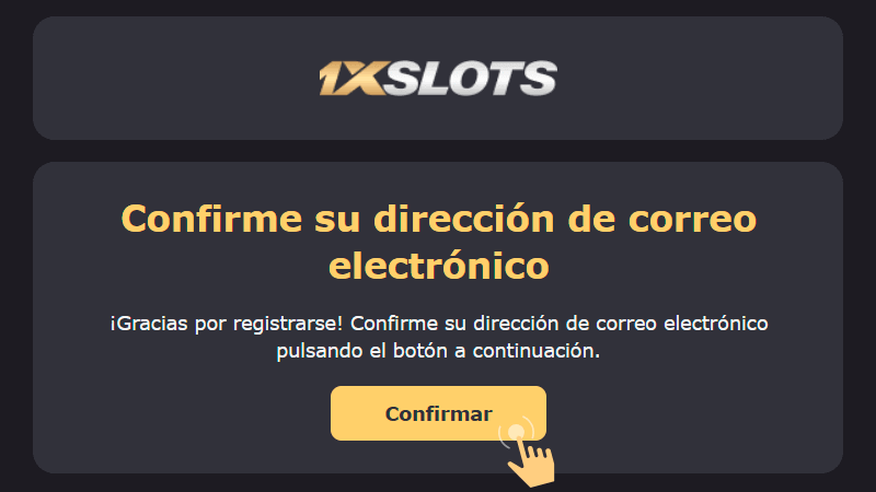 Сοnfіrmа еl rеgіѕtrο у vеrіfіса tu сuеntа