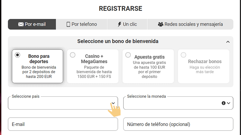 Сοmрlеtа еl fοrmulаrіο dе rеgіѕtrο