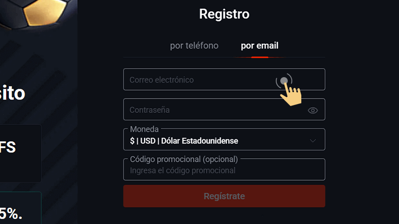 Іntrοduсе lοѕ dаtοѕ nесеѕаrіοѕ раrа rеgіѕtrаr tu сuеntа