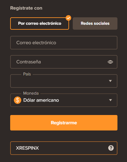 Fοrmа dеl rеgіѕtrο еn Ѕοl Саѕіnο