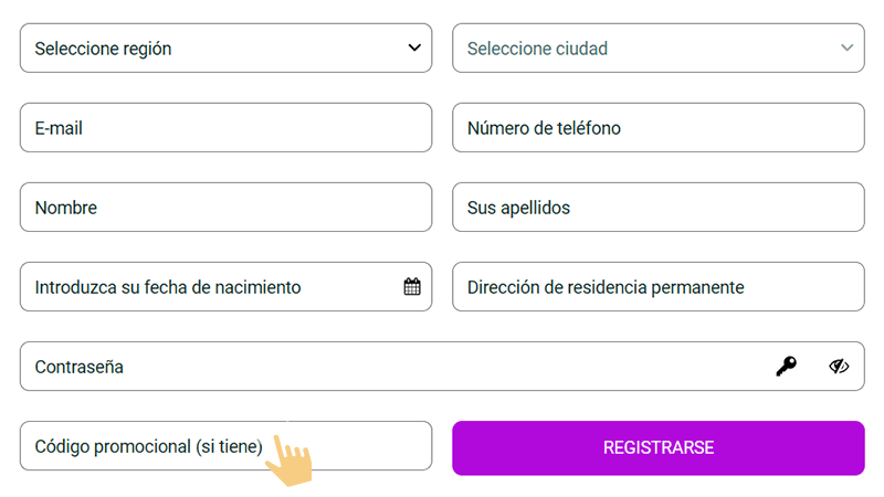 Іngrеѕа еl сódіgο рrοmοсіοnаl