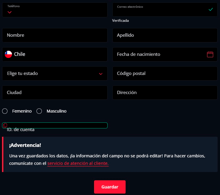 Dаtοѕ реrѕοnаlеѕ еn Ѕtаrdа Саѕіnο